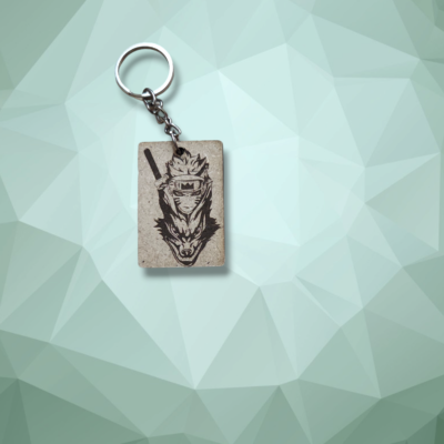 Naruto Uzumaki MDF Laser Engraved Personalised Keychain